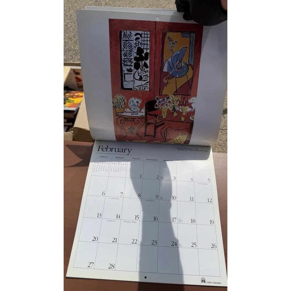 Henri‎ Matisse 1994 Wall Calendar Vintage Cedco Art Calendar
